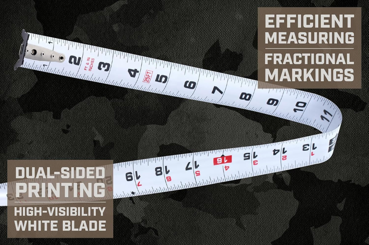 Spec Ops Elite - Cinta métrica resistente, hoja de 1.25 pulgadas