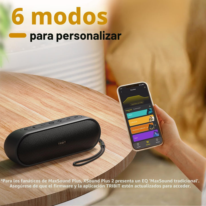 Tribit Altavoz Bluetooth portátil XSound Plus 2, altavoz inalámbric...