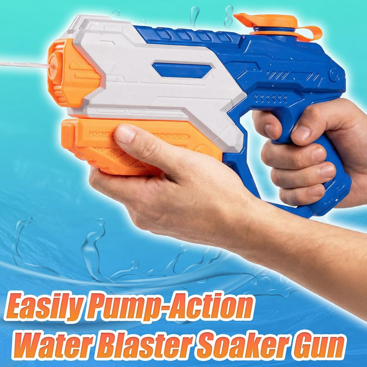 Paquete de 5 pistolas de agua para niños y adultos, pistola de agua de largo alcance, juguete de verano al aire libre para niños y niñas, piscina, playa, patio, fiesta de juegos de lucha