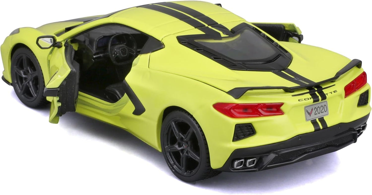 Maisto 1:24 SE 2020 Chevrolet Corvette Stingray Z51 - Amarillo