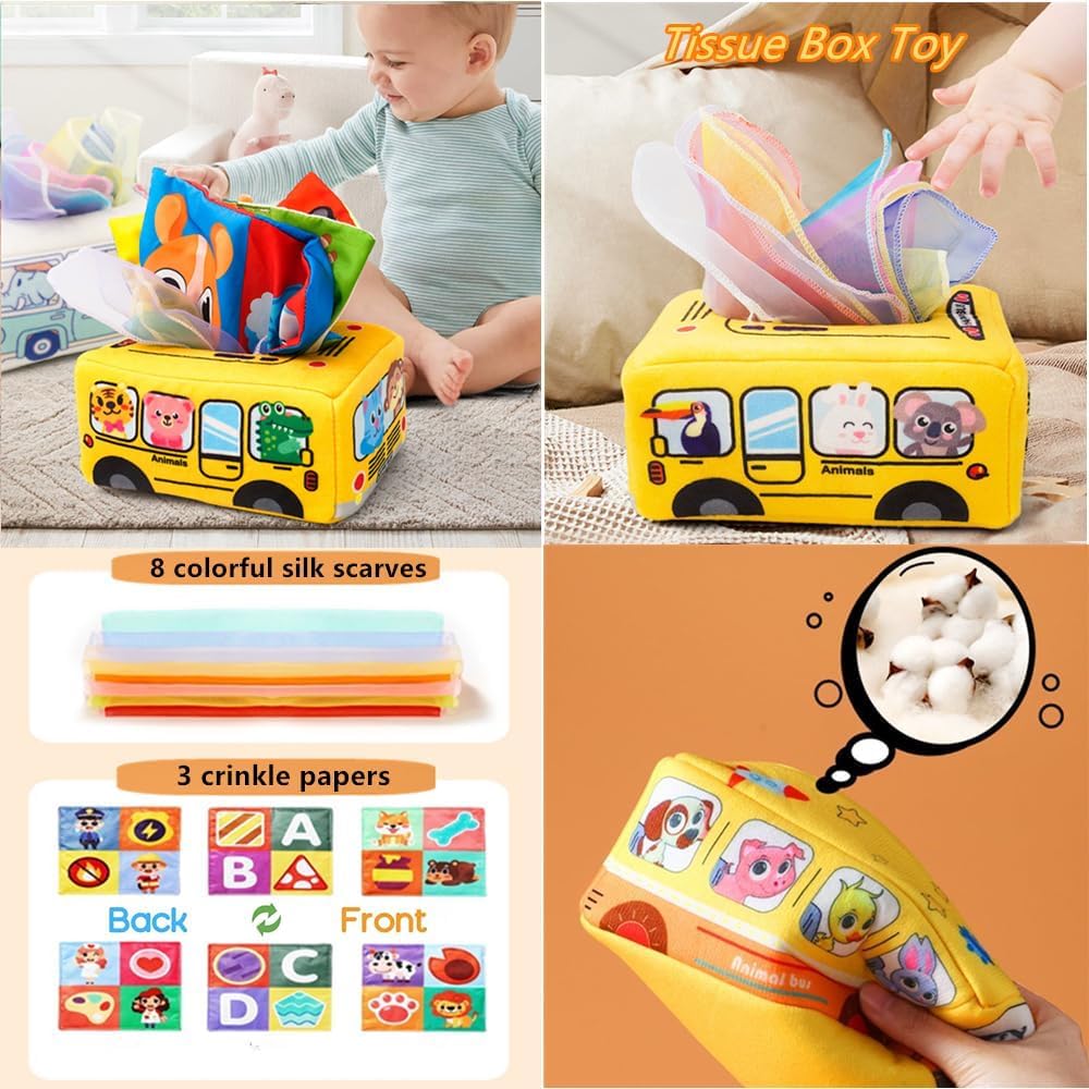Juguetes para bebés de 6 a 12 meses, juguetes Montessori para niños de 1 año, juguete mordedor de cuerda de silicona, bloques de construcción apilables, juguete infantil infantil de 0 a 3, sensor de cubo de forma, juego de regalos para bebés y niñas