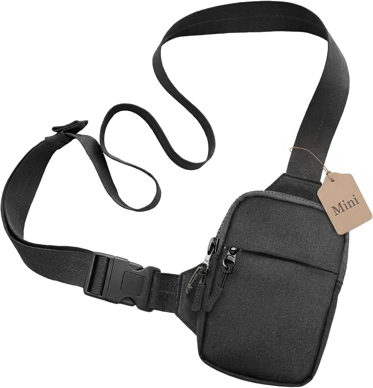 Bolso tipo bandolera de viaje para hombres y mujeres, bolso cruzado antirrobo con bloqueo RFID