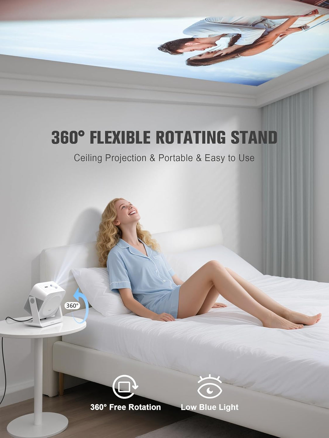 Google TV con Licencia OficialProyector Inteligente 4K con