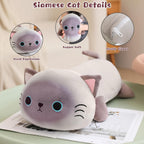 TOYSYM - Almohada de gata siamesa, adorable almohada de peluche de...