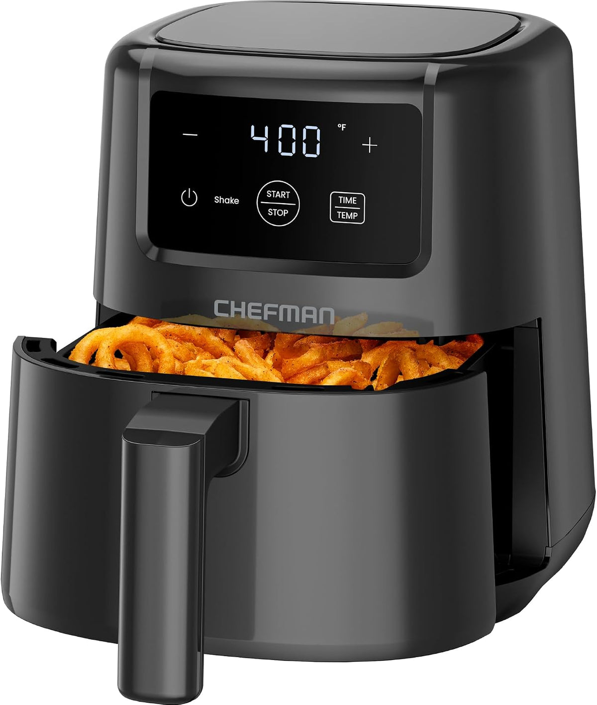 CHEFMAN - Freidora de aire mini de 2 cuartos de galón – Freidora de aire compacta y ahorradora de espacio digital con canasta antiadherente y apta para lavavajillas, comidas rápidas y fáciles en
