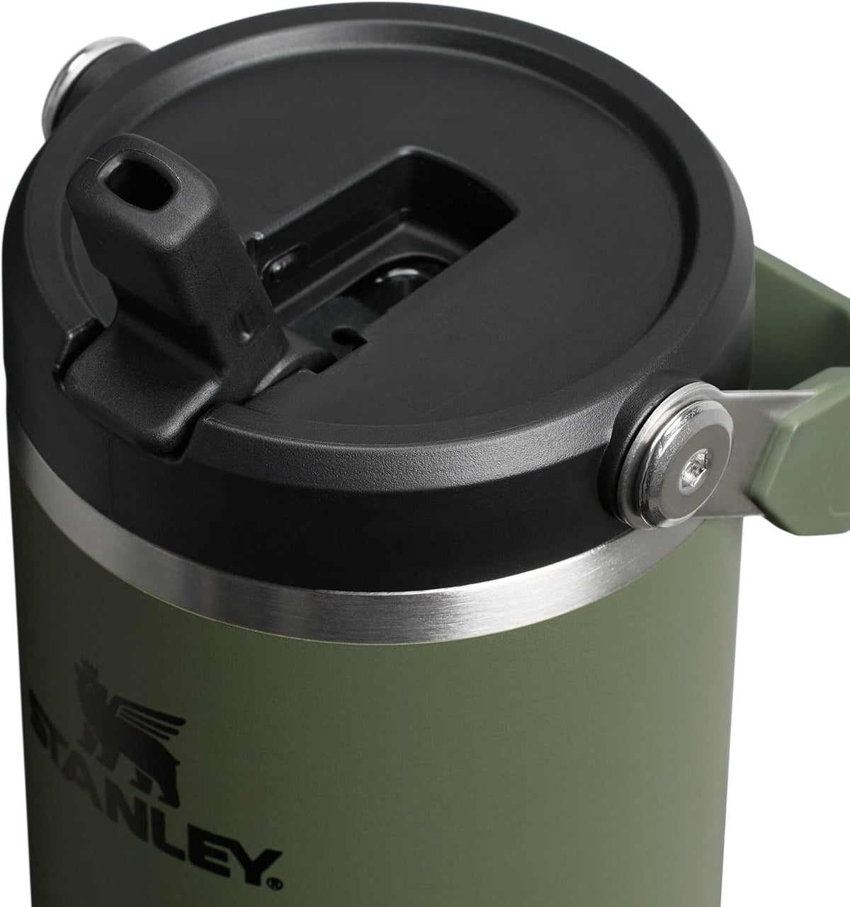 STANLEY IceFlow 2.0 - Vaso con pajita, 30 onzas, pino seco