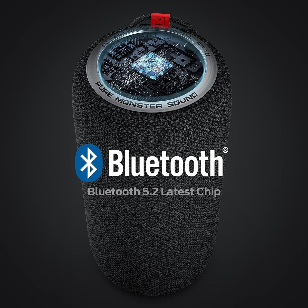 Monster S310 Altavoz Bluetooth actualizado, altavoz portátil de 30...