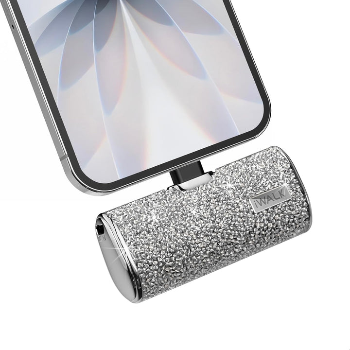 iWALK Cargador portátil USB C, batería pequeña ultracompacta de 450...