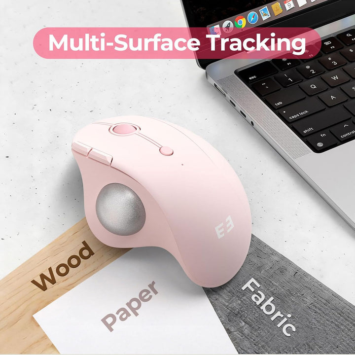 seenda Ratón de trackball inalámbrico, mouse ergonómico Bluetooth R...