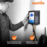 Martins - Inflador automático de neumáticos MW-60, 145 psi, unidad...