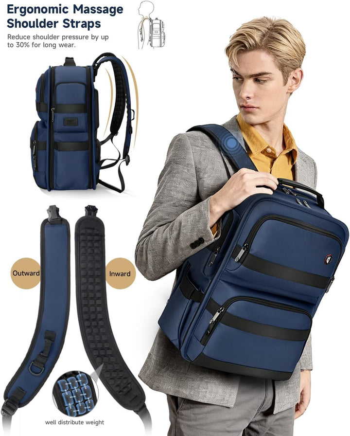RoyalAnt Mochila de trabajo para hombres, mochila para laptop de 17...