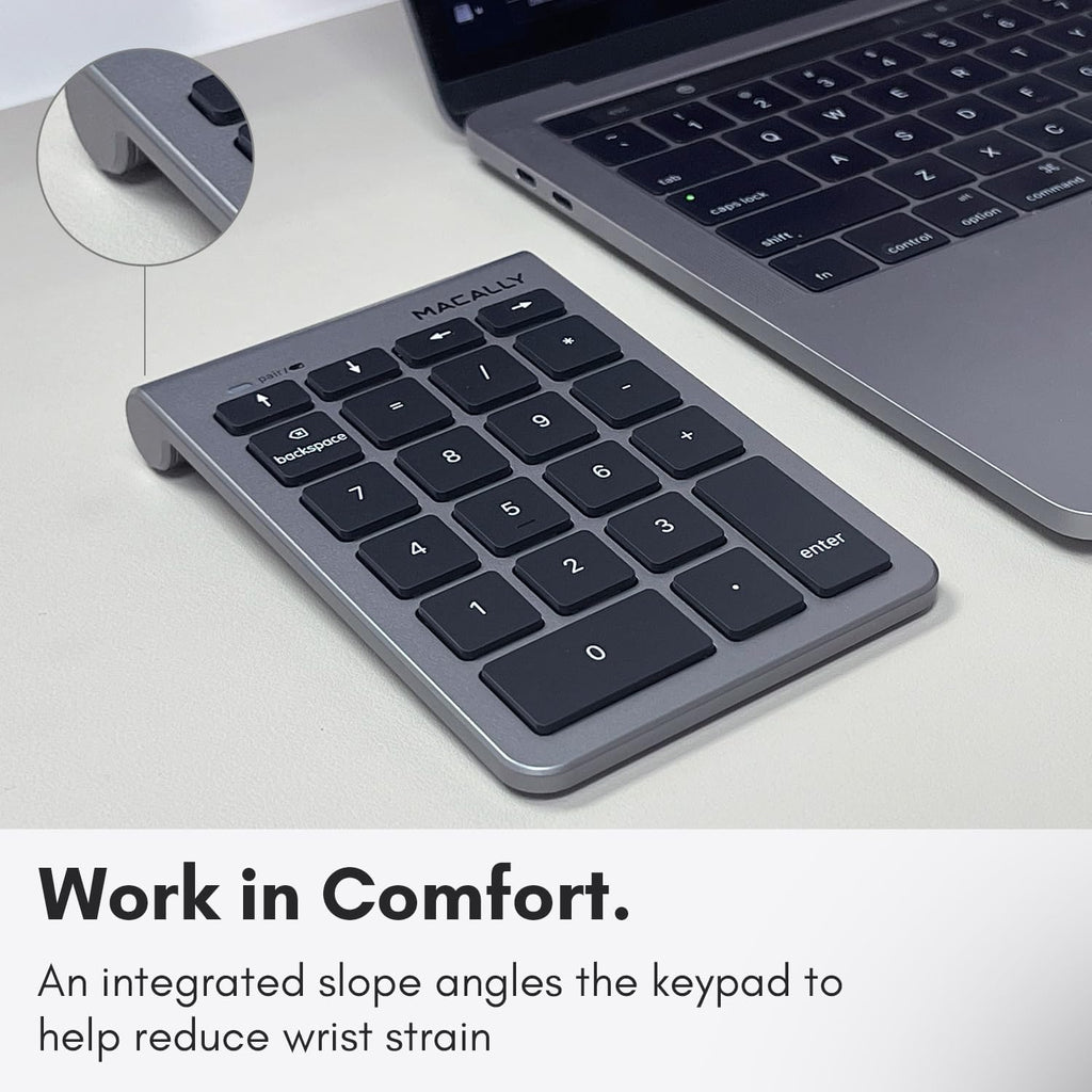 Teclado numérico Bluetooth Macally para laptop