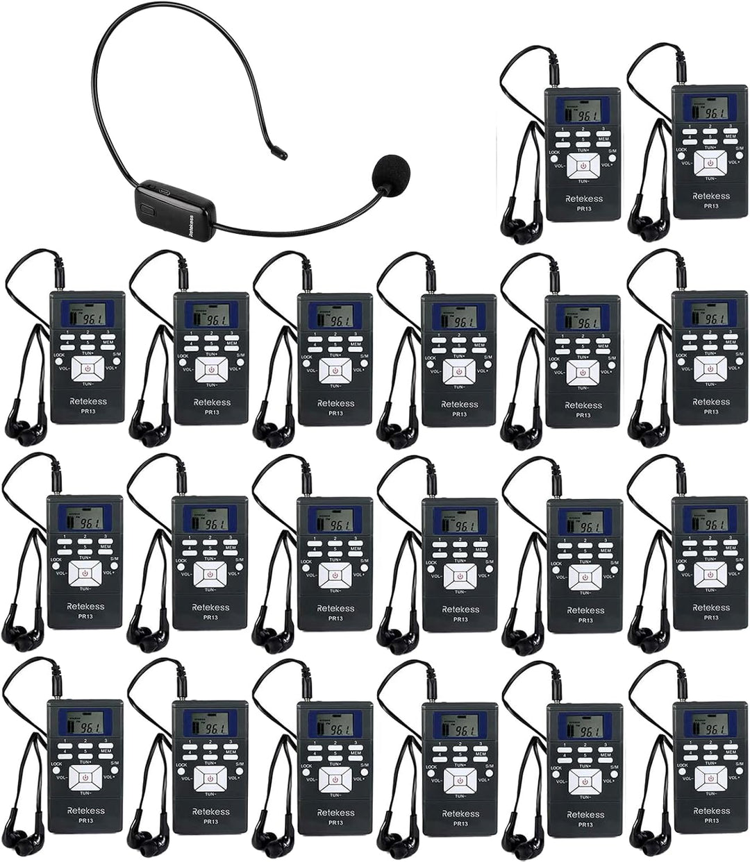Sistema de traducción para iglesia Retekess con 1 transmisor TR503...