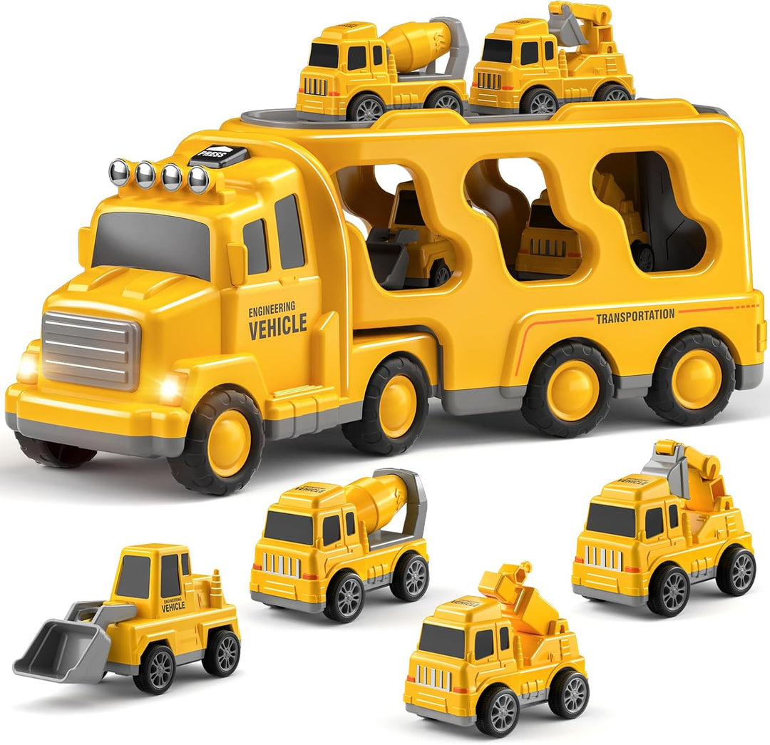 Bennol Juguetes de Camiones de Construcción para Niños Pequeños de...