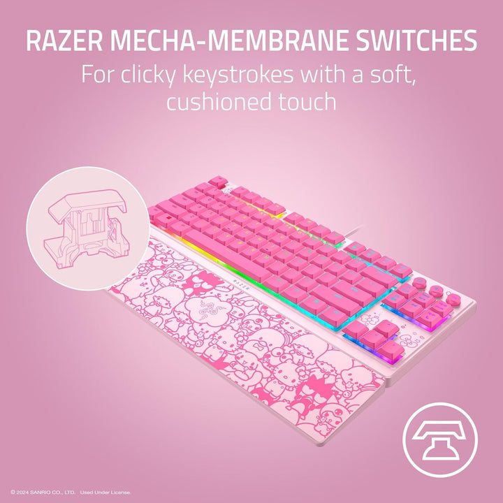 Teclado para juegos Razer Ornata V3 TKL: teclas de perfil bajo - in...