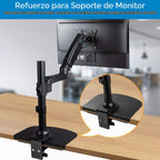 HUANUO Placa de refuerzo para montaje de monitor de acero para mesas delgadas, de vidrio y otras superficies frágiles, placa de soporte de acero se ajusta a la mayoría de los soportes de monitor con