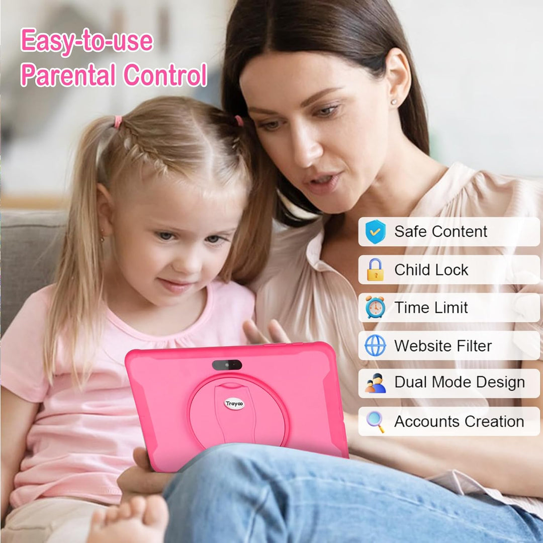 Tableta para niños, tableta de 10.1 pulgadas para niños con funda i...