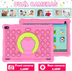 Tablet Android 15 para niños, tabletas de 10 pulgadas para niños, Rosa