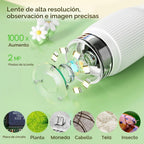 Microscopio para niños - Lupa portátil de mano para niñas | Mini microscopio digital para niños juguetes educativos de ciencia | Edad 3, 4, 5, 6, 7, 8, 9, 10, 11 años, regalos de cumpleaños de