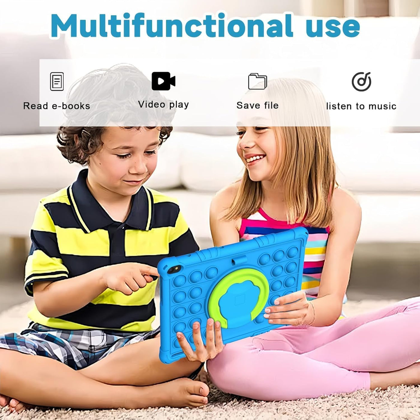 Tablet Android 15 para niños, tableta de 10 pulgadas para niños, 8...