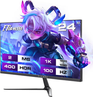 Monitor de juegos IPS FHD 100Hz de 24", FreeSync, 90%DCI-P3, 10...