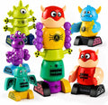 Magnetic Robot Building Toy, STEM Magnet Monster Toys Set para Kids Age 3-5