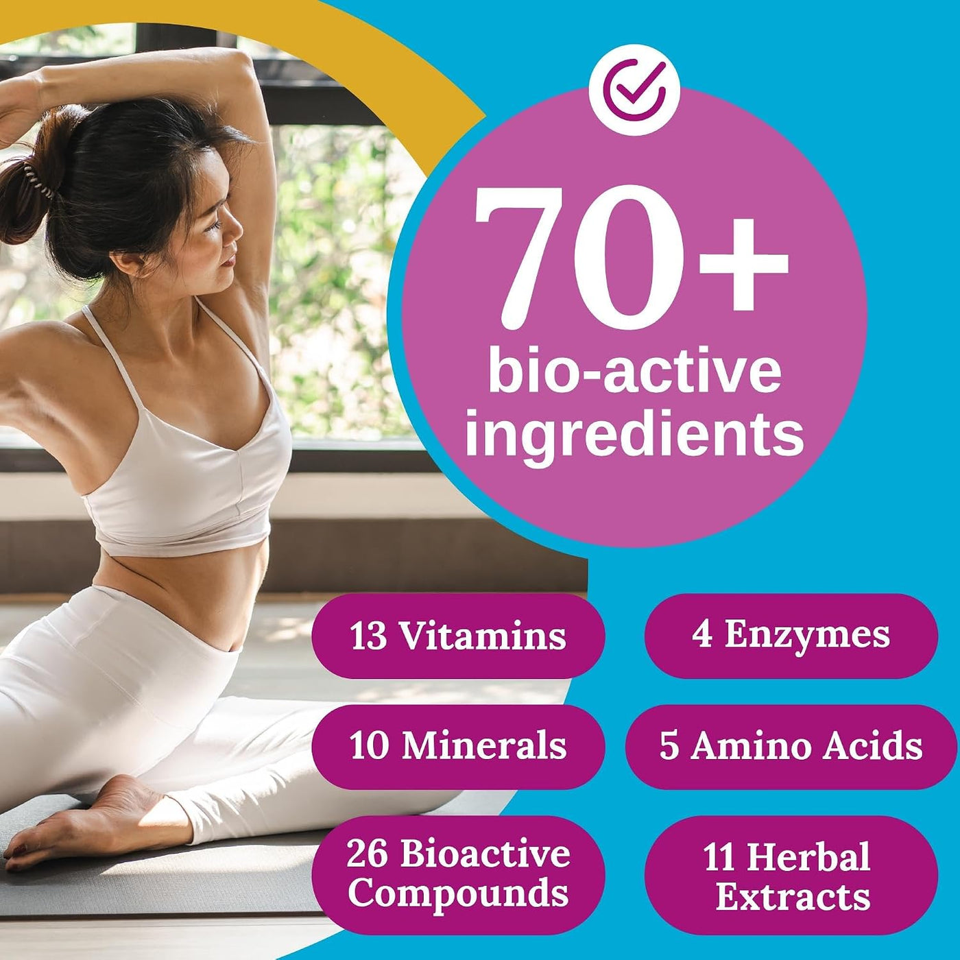 Xtendlife Total Balance Multivitamínico para mujer para la salud in...