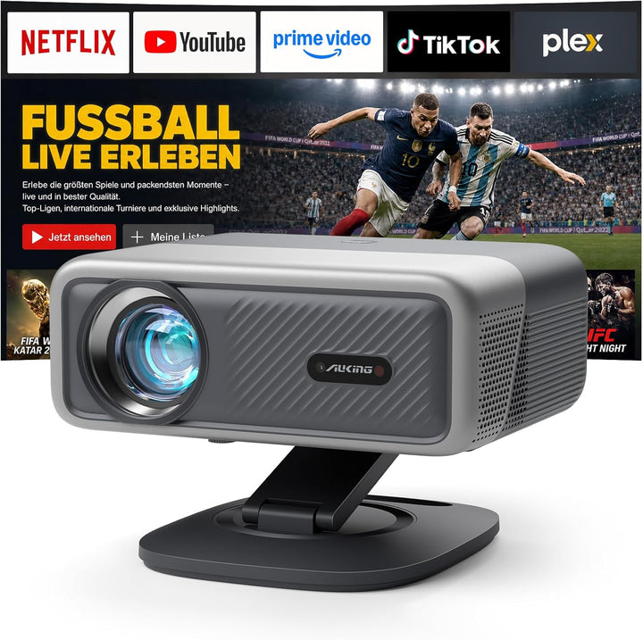 [Ahora con Netflix y 3000 ANSI] Proyector 4K con WiFi y Bluetooth,...