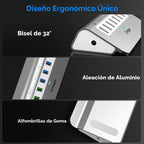 intpw, YH4S, hub USB 3.2 de 7 puertos, alimentado