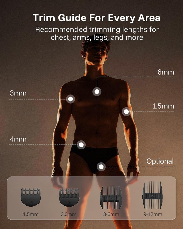 MANSPOT Manscape - Recortadora de pelo para hombres, afeitadora Sha...