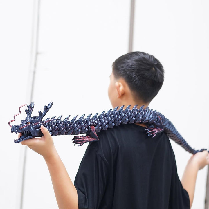 Juguetes de dragón grandes impresos en 3D, animales XXL de 47.3 pul...