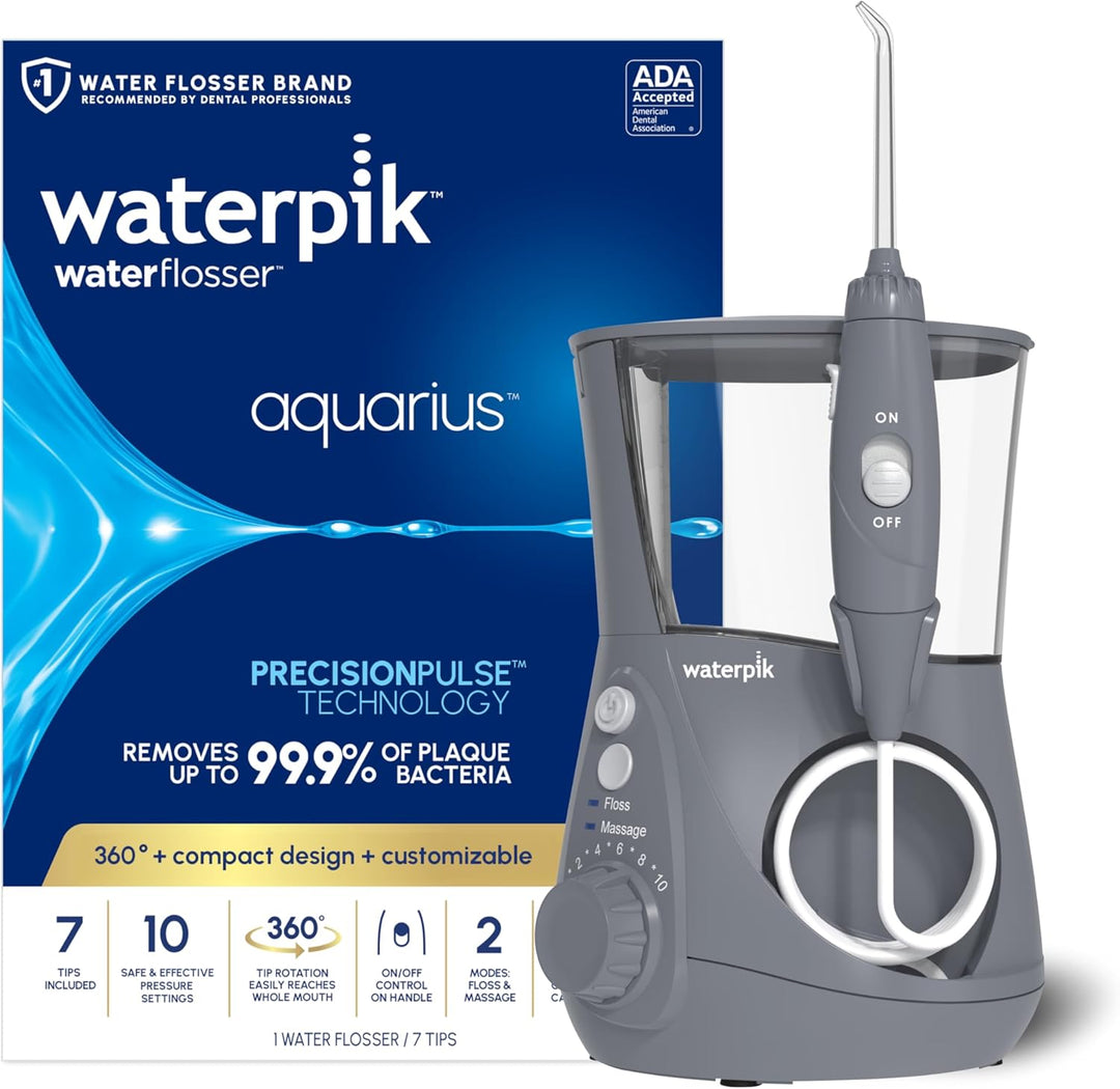 Waterpik Aquarius - Hilo dental de agua para limpieza de dientes, e...