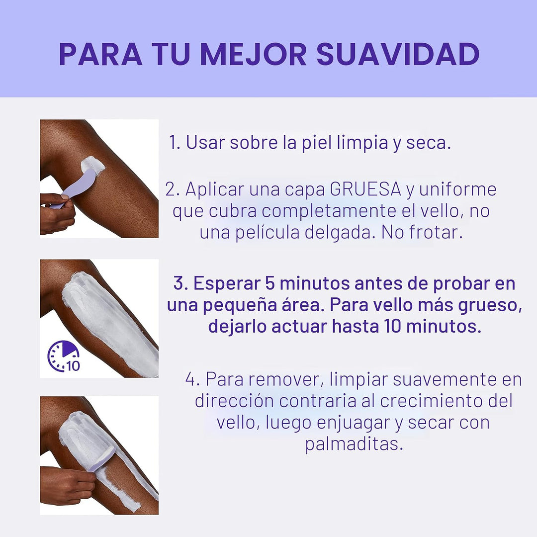 Crema de depilación para mujer Flamingo - (Paquete de 2) 6.76 fl oz...