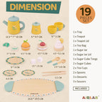 Tea Sets para 3-5 Girl Birthday Gift 3 Year Old Princess Party