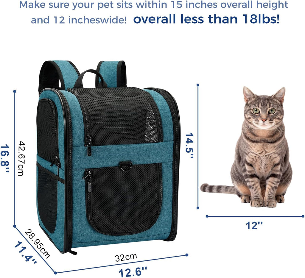 Apollo Walker - Mochila portadora para gatos, marco de soporte