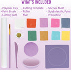JOiFULi Haz tus propias joyas de arcilla y cuencos con este kit de manualidades artísticas para niñas y niños de 8, 9, 10, 11, 12 años de edad