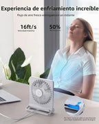 Koonie Ventilador USB, ventilador de escritorio pequeño ultra silen...