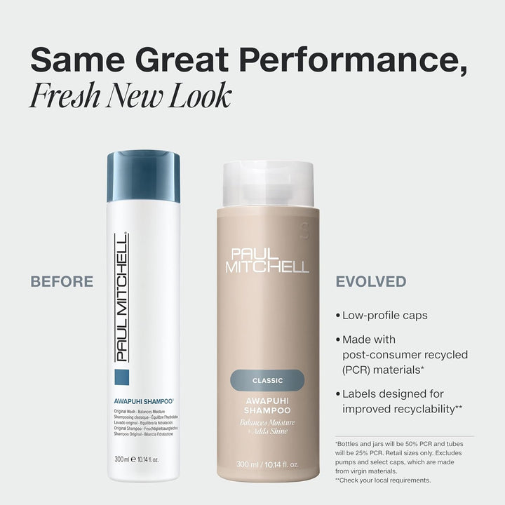 Paul Mitchell Awapuhi Shampoo, Balances Moisture + Adds Shine, For...