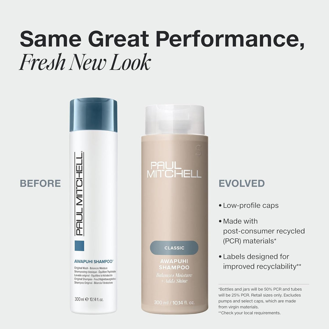 Paul Mitchell Awapuhi Shampoo, Balances Moisture + Adds Shine, For...