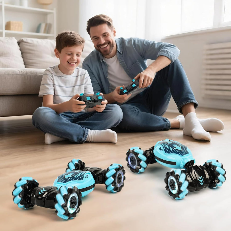 Regalos para niños con control remoto autos de acrobacias