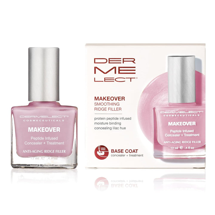 Dermelect Makeover Ridge Filler - Tratamiento para uñas galardonado...