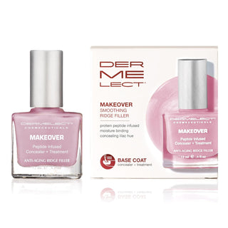 Dermelect Makeover Ridge Filler - Tratamiento para uñas galardonado...