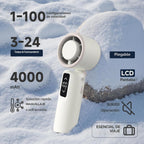 Guirngou Ventilador Turbo Portátil de Mano, Viento de 1-100 Velocid...