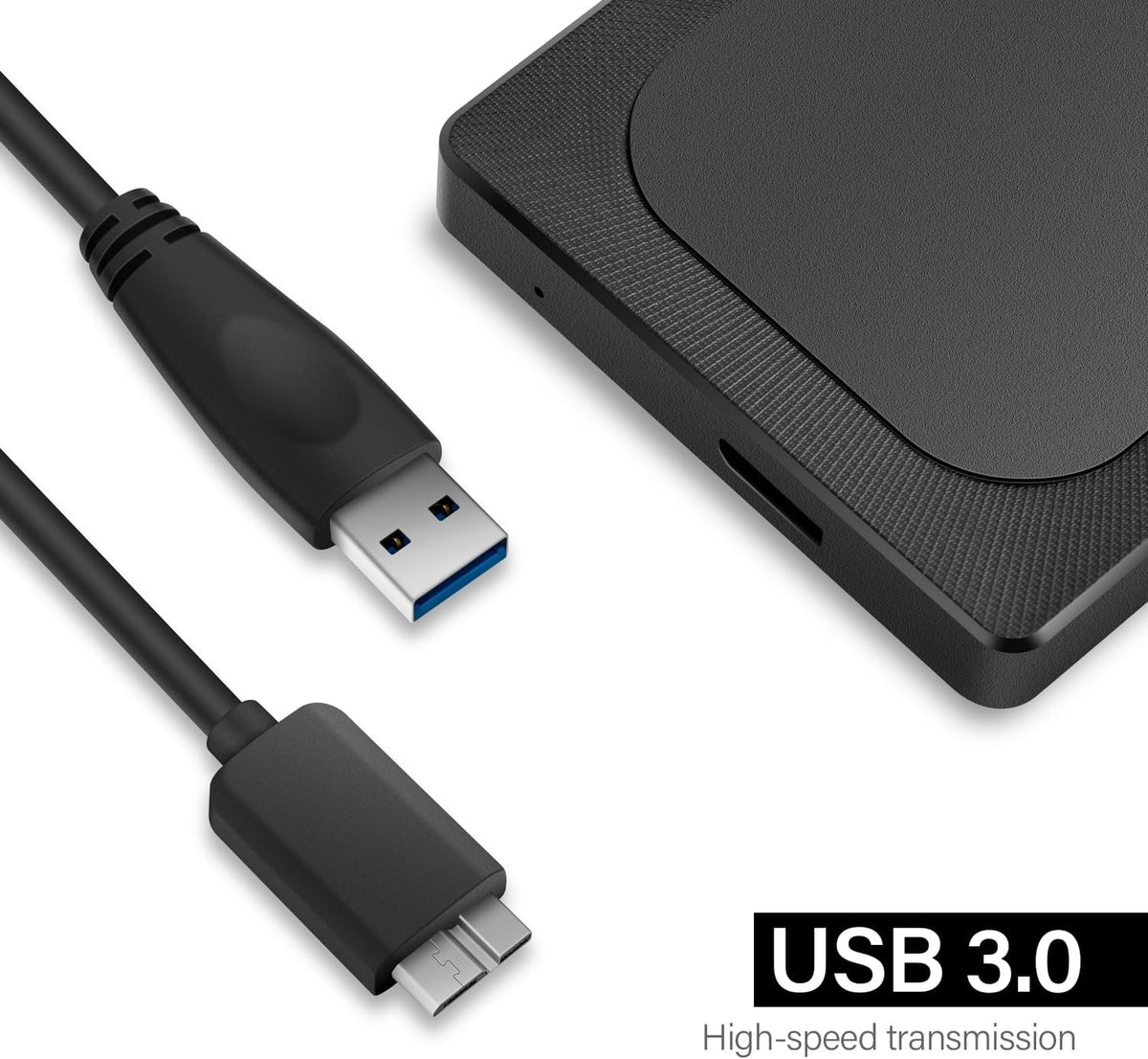 Aiolo Innovation Disco duro externo portátil ultradelgado de 750 GB...