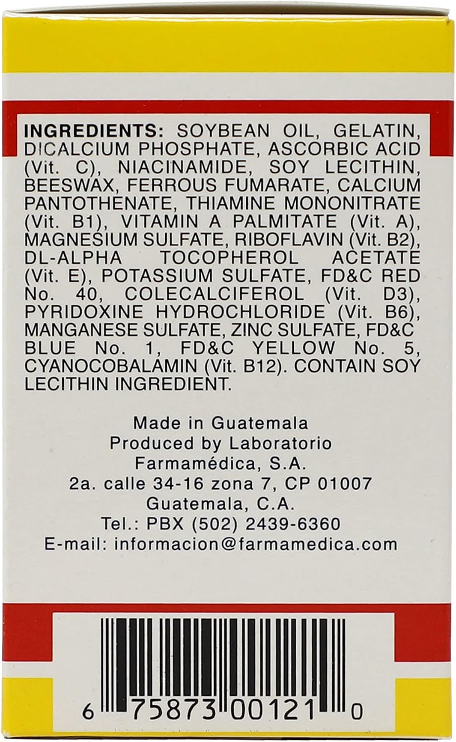 Vital Fuerte, Vitaminas y Minerales, Antioxidante, Suplemento alime...