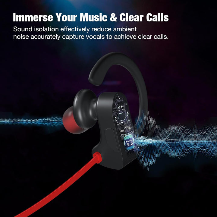 JOYWISE Auriculares Bluetooth Auriculares Inalámbricos 16H Tiempo d...