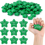 Shappy 72 piezas inspirador de juguete sensorial de estrella, verde