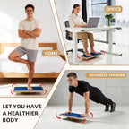 Juoe 360° Balance Board Wobble Board, hasta 350 LBS para Physical Therapy