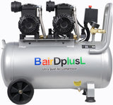 BairDplusL Compresor de aire ultra silencioso de 14.5 galones, 110...