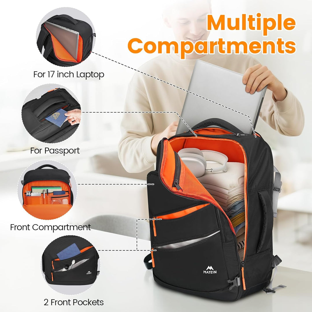 MATEIN Mochila para artículos personales con organizador técnico, N...